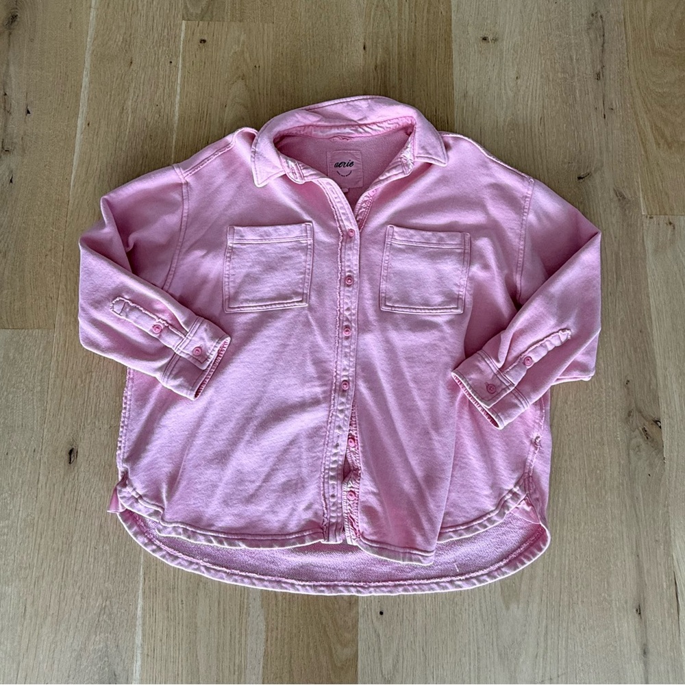 Aerie LumberJane Fleece Jacket - S